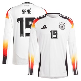 Německo Sane 19 Domácí ME 2024 - Fotbalové Dresy (L/S)
